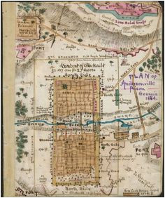 Andersonville Georgia Map 485 Best andersonville Prison Images andersonville Prison Civil