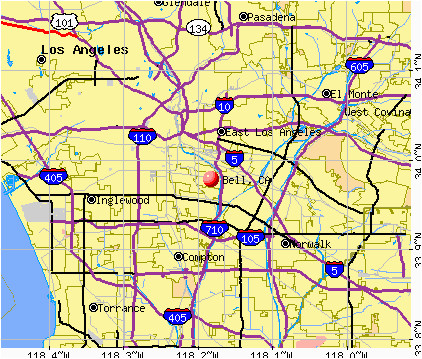 Bell Gardens California Map Bell California Ca Profile Population Maps Real Estate