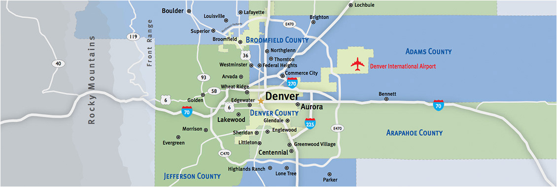 Bennett Colorado Map Communities Metro Denver