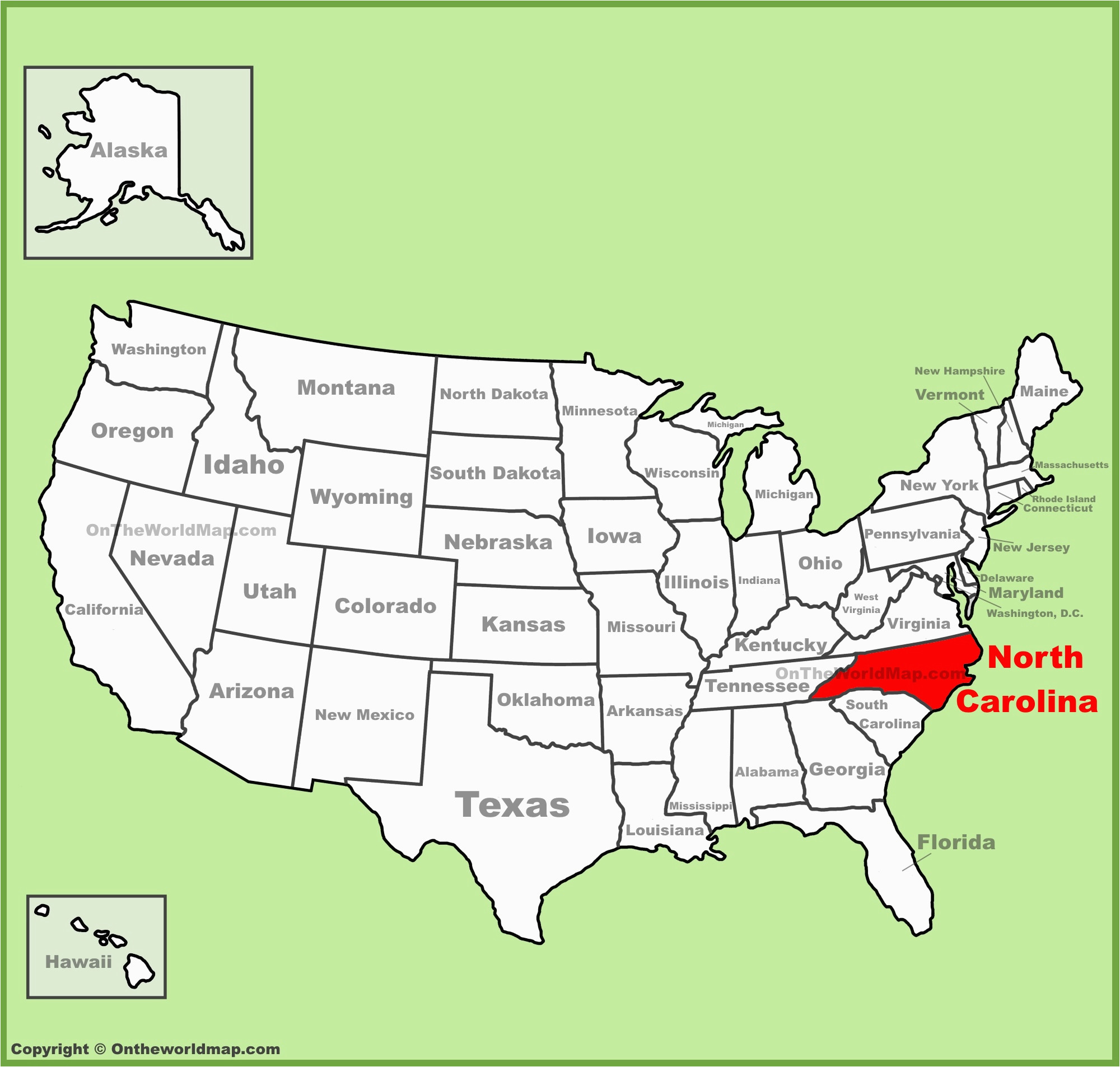 Burlington north Carolina Map north Carolina State Maps Usa Maps Of north Carolina Nc