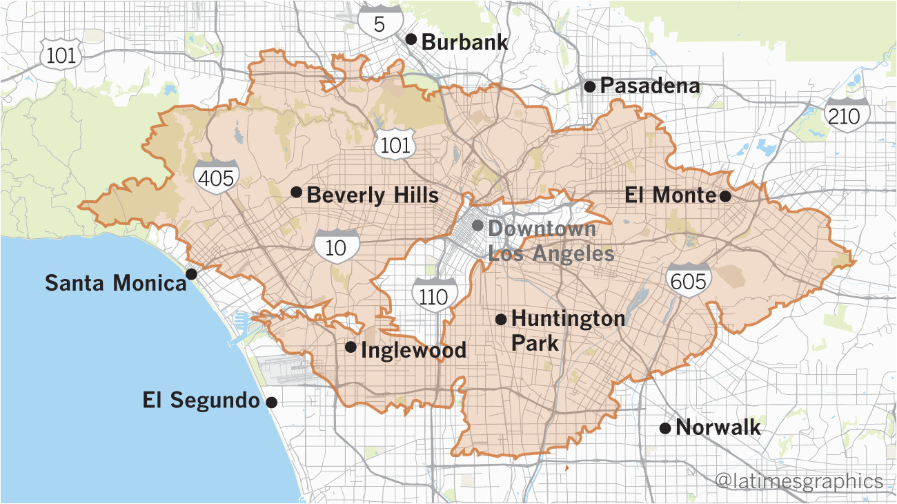 California Fire History Map Maps Show Thomas Fire is Larger Than Many U S Cities Los Angeles