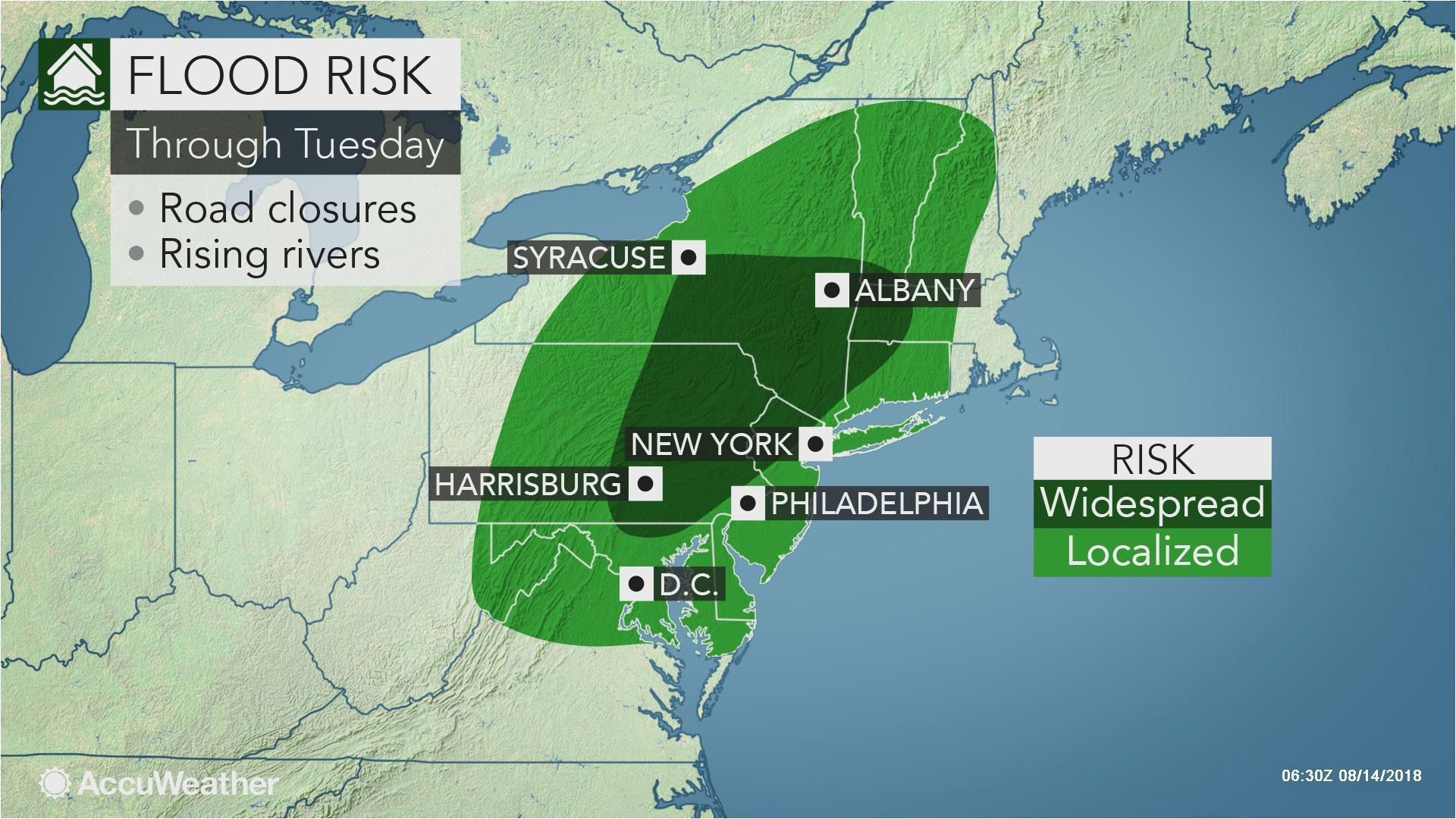 California Flood Zone Map Wet Weather to Perpetuate Flood Threat In the northeast Early This Week