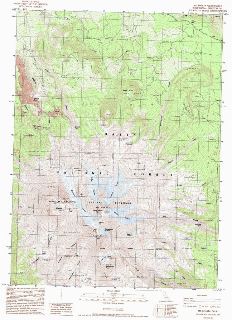 California Geological Survey Maps Od Gallery for Graphers Mt Shasta Map California Full Resolution Map