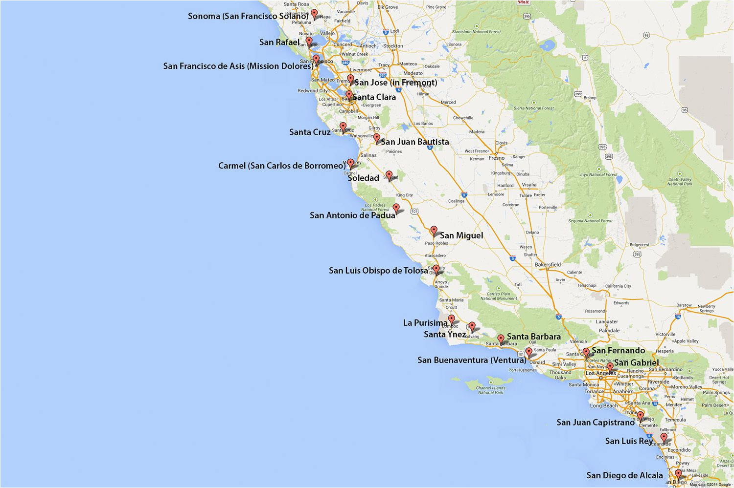 California Power Grid Map Maps Of California Created for Visitors and Travelers