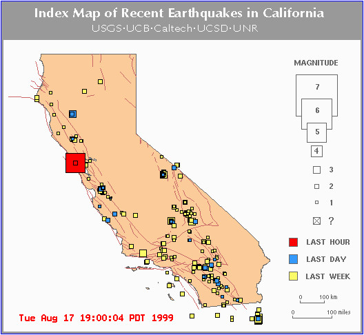 California Seismic Activity Map Usgs Earthquake Map California Inspirational Canada Earthquake Map S