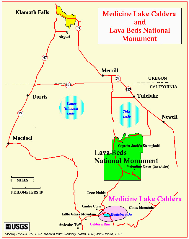 California Volcanoes Map File Map Of the Lava Beds Nm area Png Wikimedia Commons