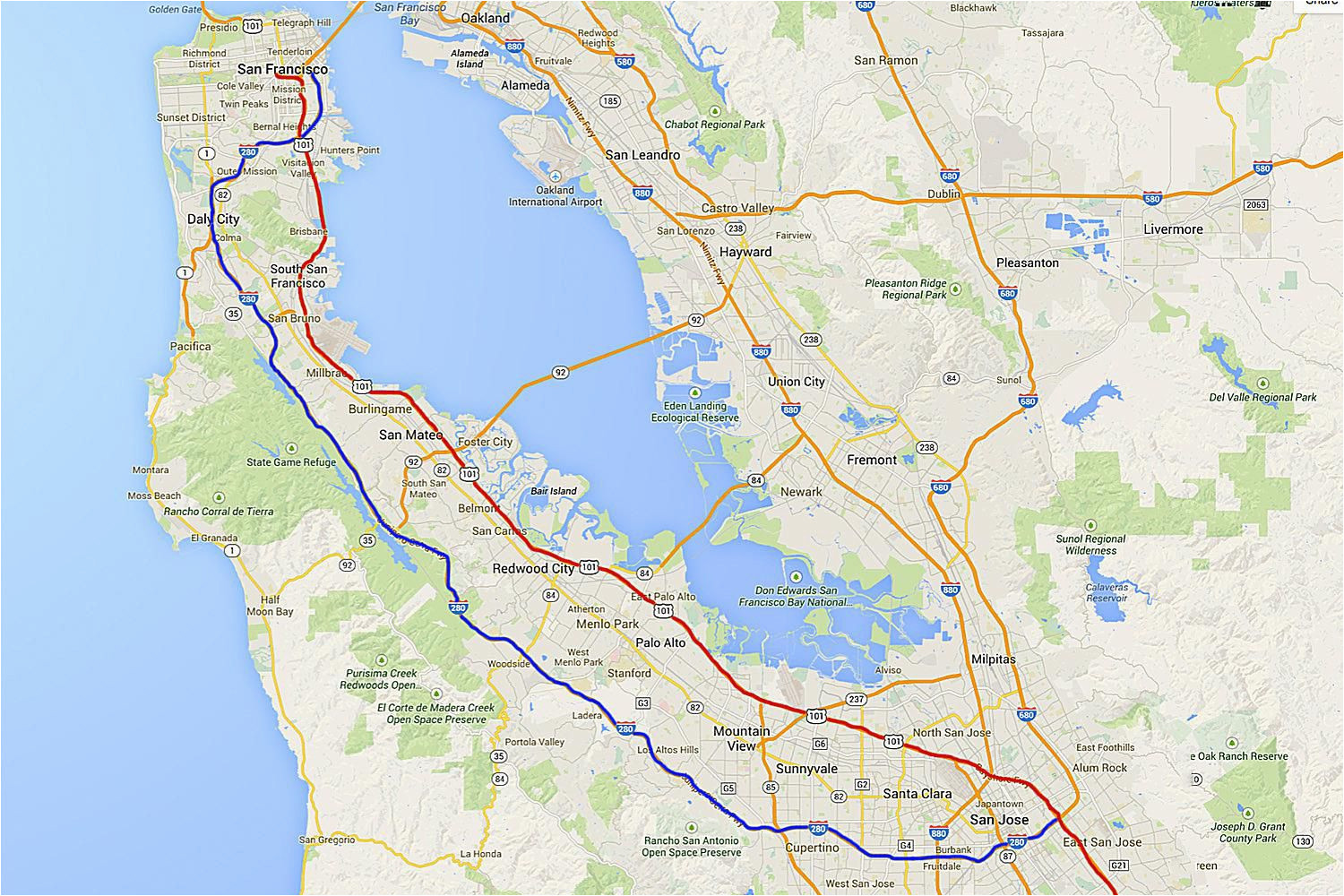 Camp Roberts California Map California Highway 101 La to San Francisco Road Trip