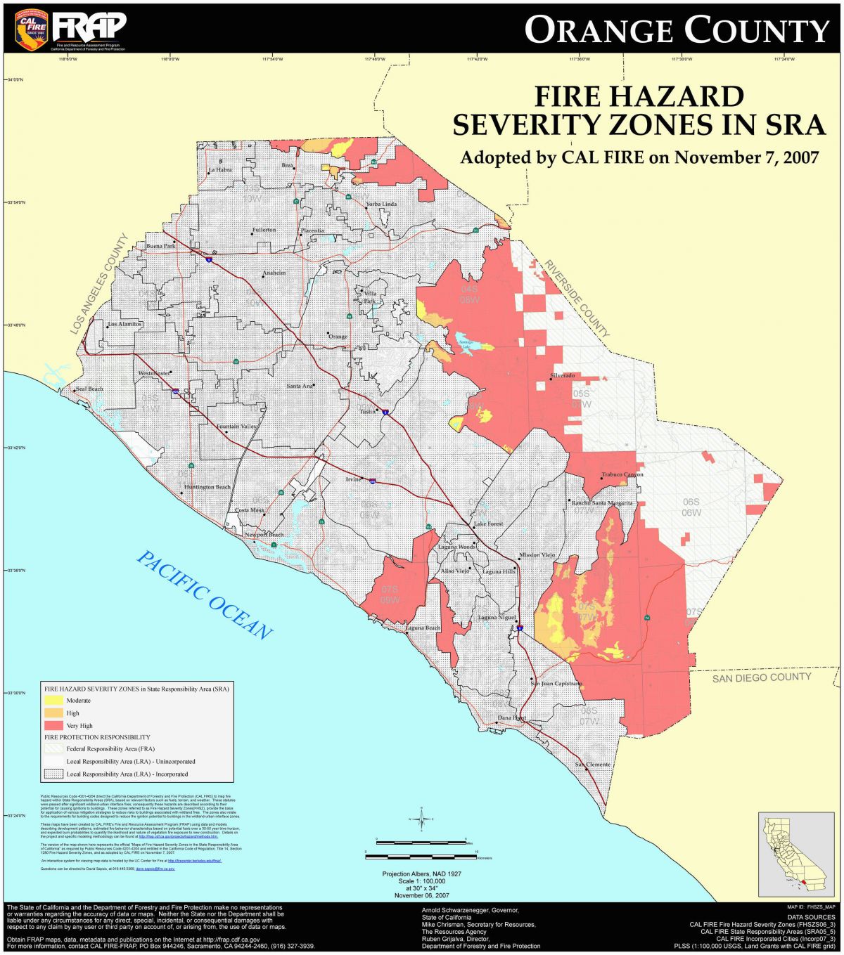 Carlsbad California Zip Code Map Zip Code Map for southern California