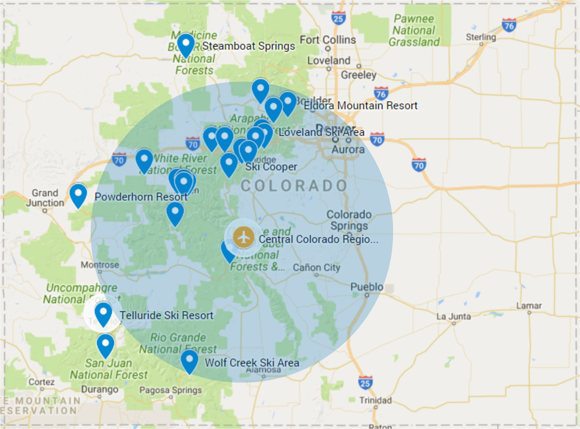 Colorado Airports Map Map Of Airports In southern California Best Of Colorado Airport Map