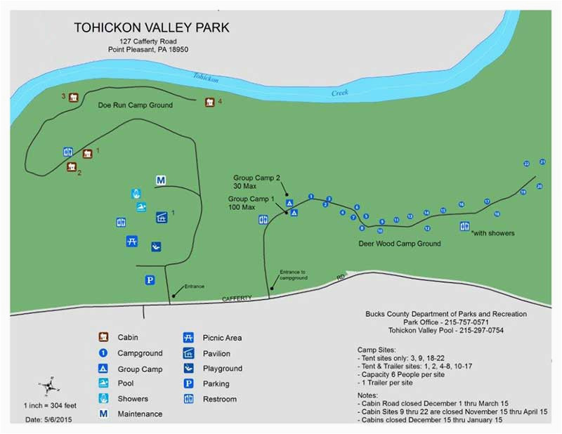 Colorado Camping Map tohickon