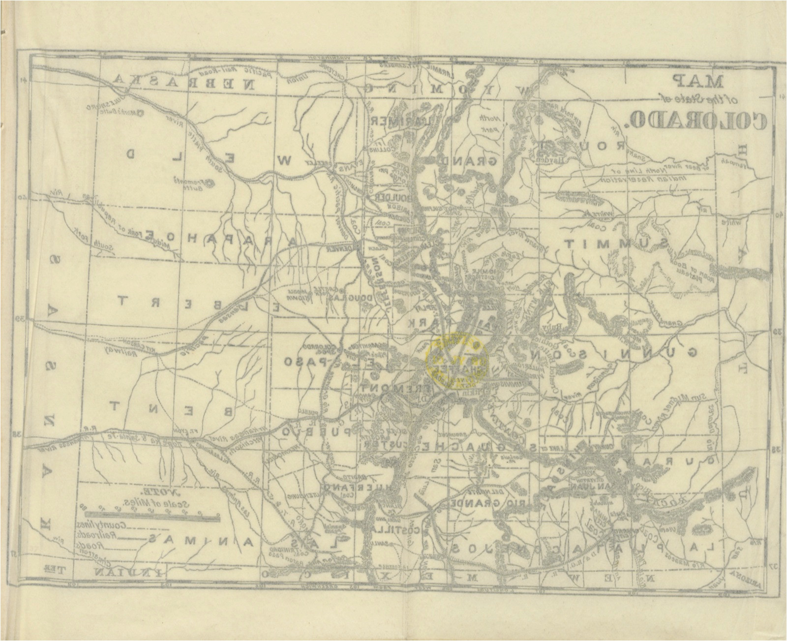 Colorado Gold Mines Map Map From Colorado A Historical Descriptive and Statistical Work