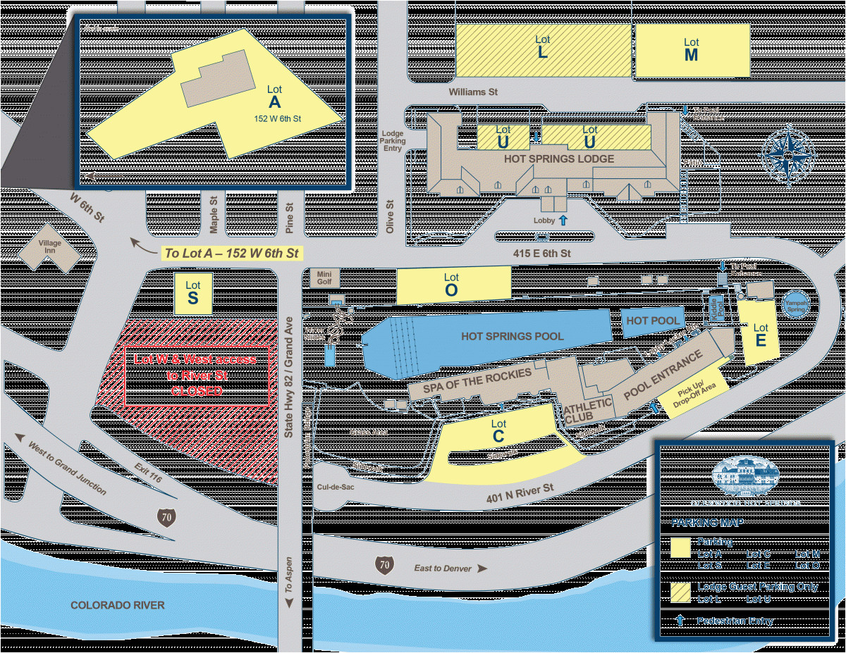 Colorado Hot Springs Resorts Map Glenwood Hot Springs Pool the Hottest Mineral Hot Springs In Colorado