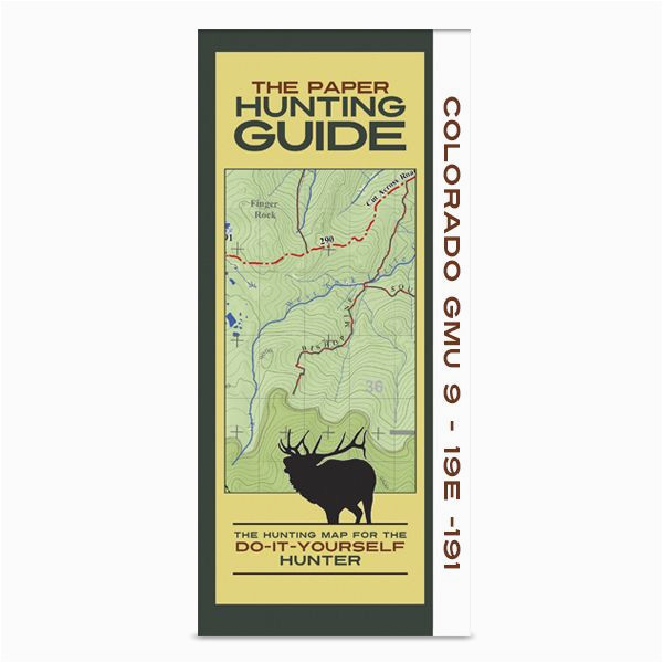 Colorado Interactive Gmu Map Colorado Gmu 9 19e 191 Product Specs Dimensions Folded Size 4 X9