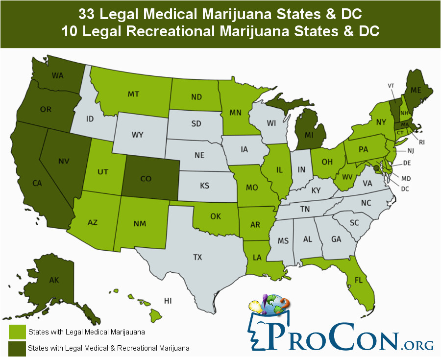 Colorado Marijuana Dispensary Map 33 Legal Medical Marijuana States and Dc Medical Marijuana