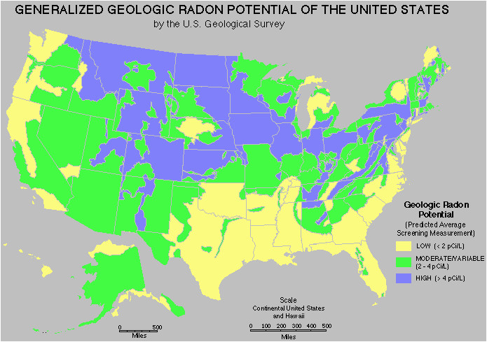 Colorado Radon Map Radon Gas Map New Wonderful Radon Maps Directions