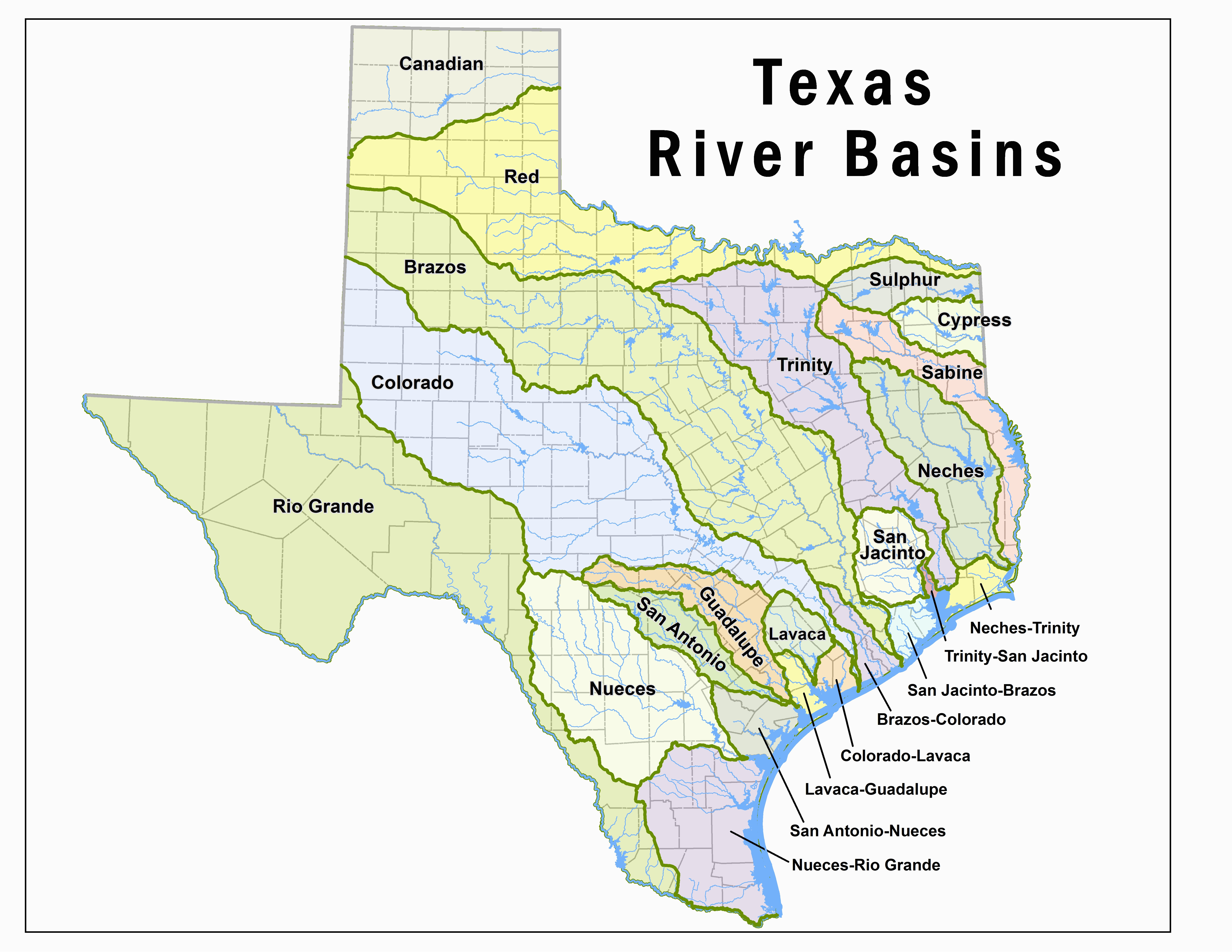 Colorado River Drainage Map Texas Colorado River Map Business Ideas 2013