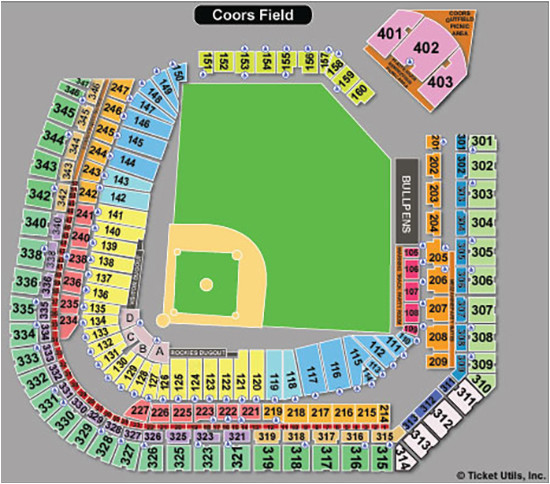 Colorado Rockies Seat Map Coors Field Seating Map Awesome Rockies Seating Chart Heartpulsar