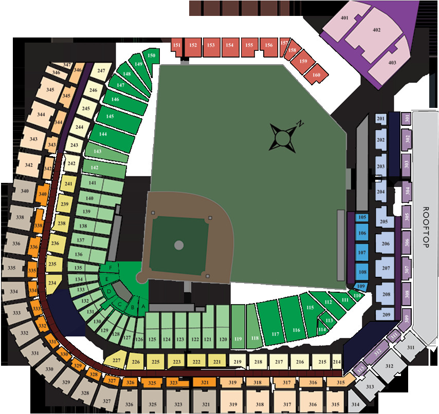 Colorado Rockies Stadium Map Coors Field Seating Map Fresh S Marvelous Coors Field Map