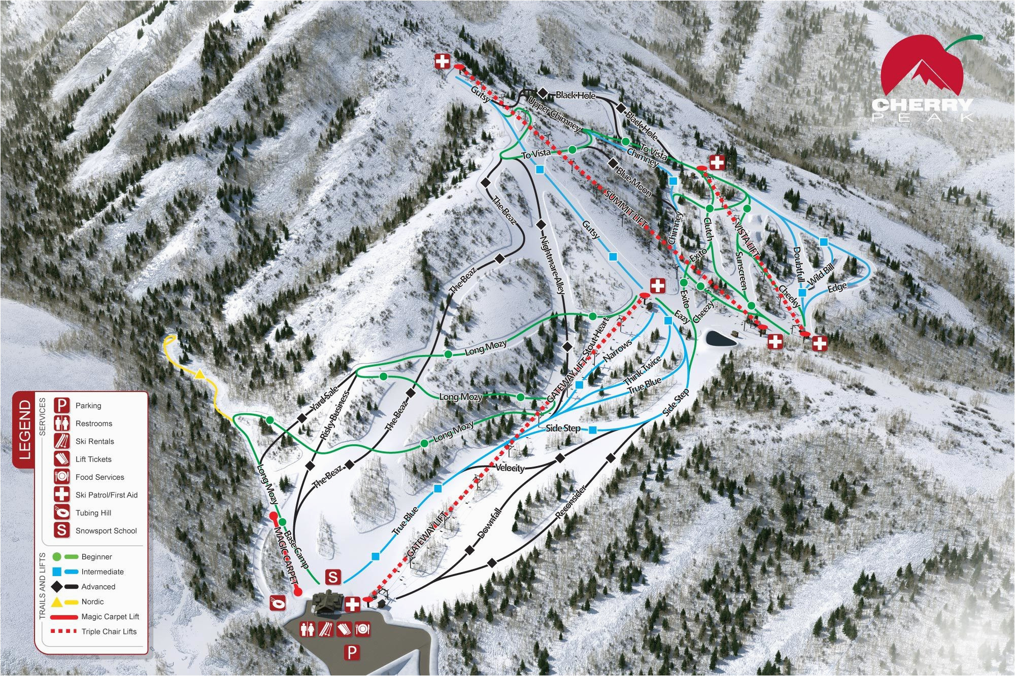 Colorado Skiing Resorts Map Trail Maps for Each Of Utah S 14 Ski Resort Ski Utah