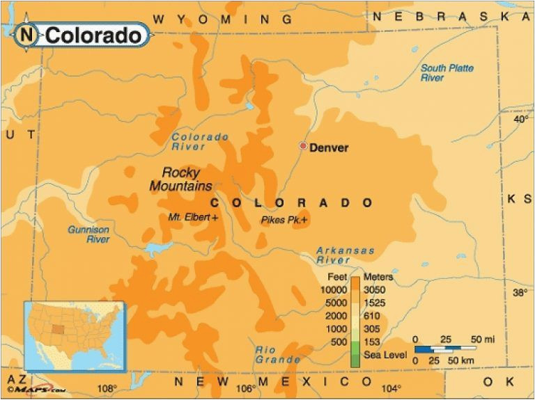 Colorado Springs topographic Map Rocky Mountain Elevation Map 29 Cool Colorado Springs Elevation Map
