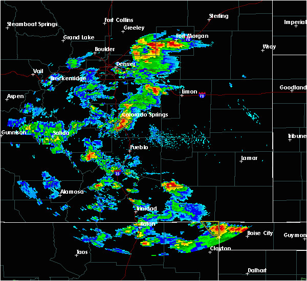 Colorado tornado Map Interactive Hail Maps Hail Map for Colorado Springs Co
