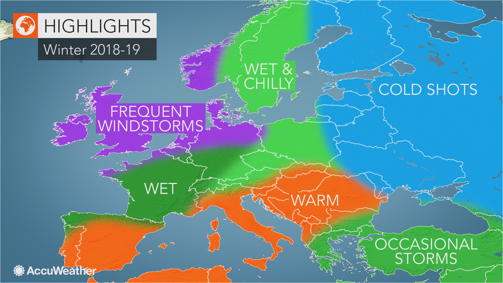 Colorado Weather Map forecast Accuweather S Europe Winter forecast for the 2018 2019 Season