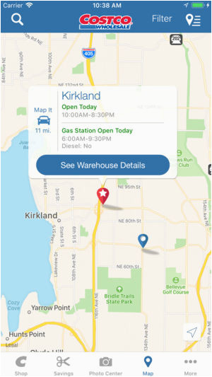 Costco In Michigan Map Costco On the App Store