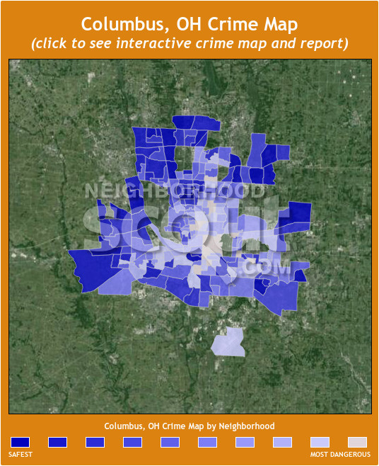 Crime Map Columbus Ohio Columbus Oh Crime Rates and Statistics Neighborhoodscout