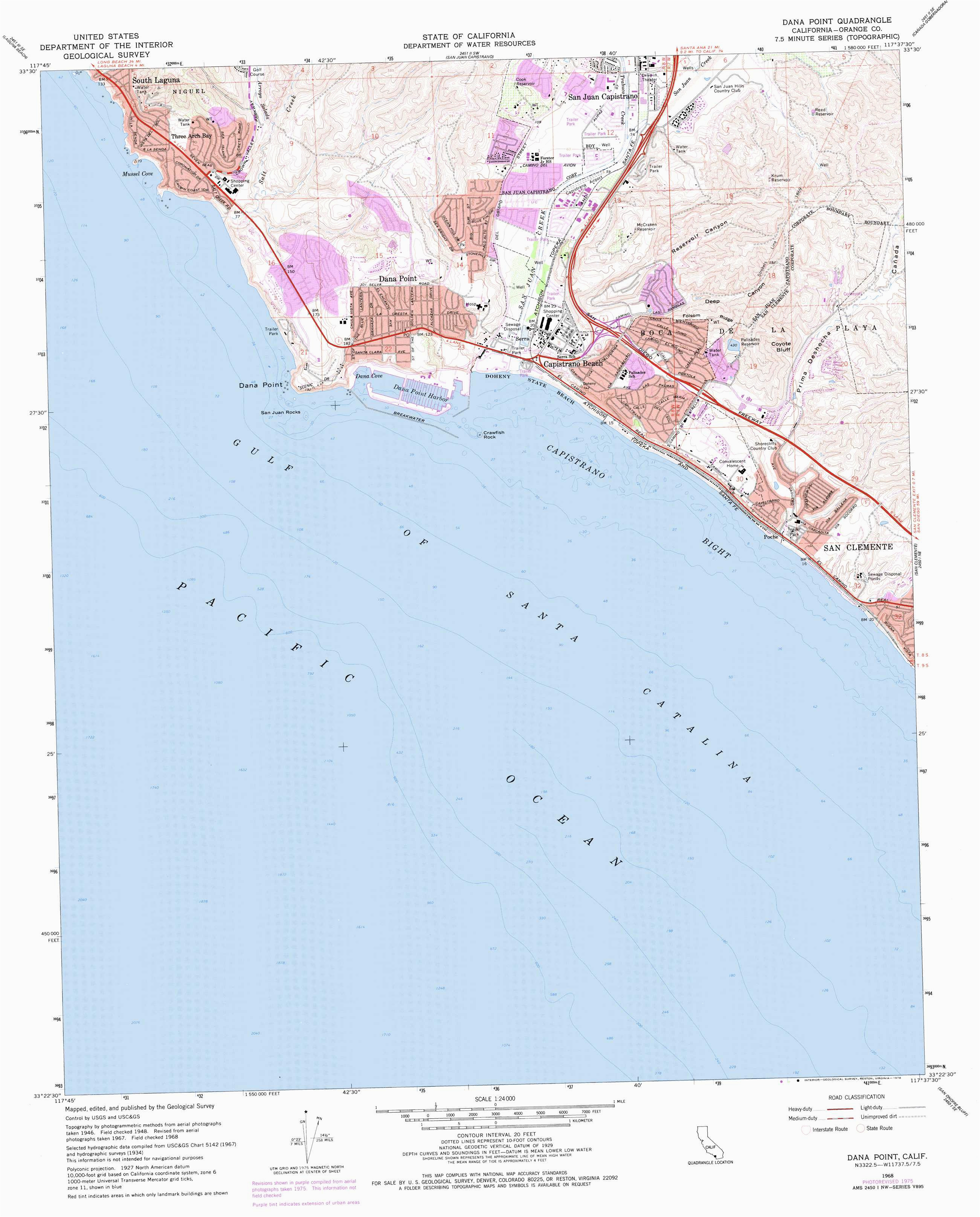 Dana Point California Map Map Of Dana Point California Klipy org