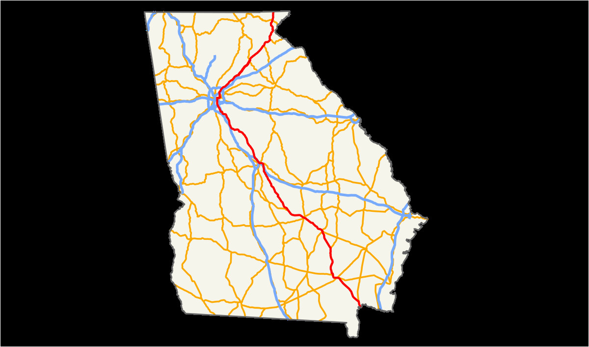 Ellenwood Georgia Map U S Route 23 In Georgia Wikipedia