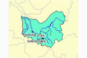 Flushing Michigan Map Flint River Michigan Revolvy