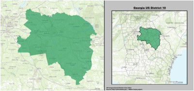 Georgia 11th Congressional District Map Georgia S Congressional Districts Wikipedia