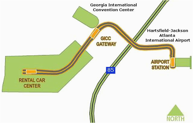 Georgia Airport Map atlanta Airport Skytrain Map atlanta Airport atlanta Airport
