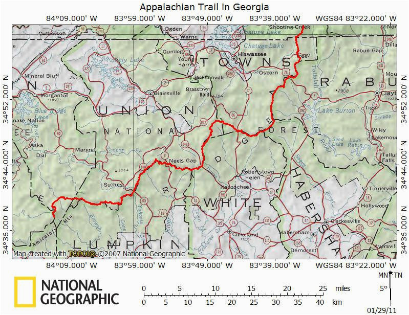 Georgia Appalachian Trail Map Pdf Appalachian Trail Georgia Map Awesome the History Of Hiking the