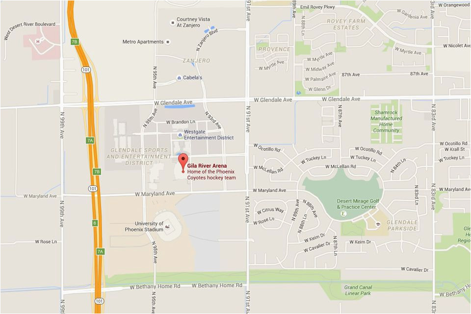 Georgia Dome Parking Lot Map Gila River arena Address Map Directions Tickets