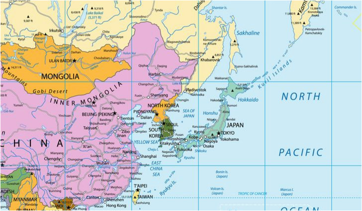 Georgia Physiographic Regions Map the Five Regions Of asia asia Countries and Regions Worldatlas Com