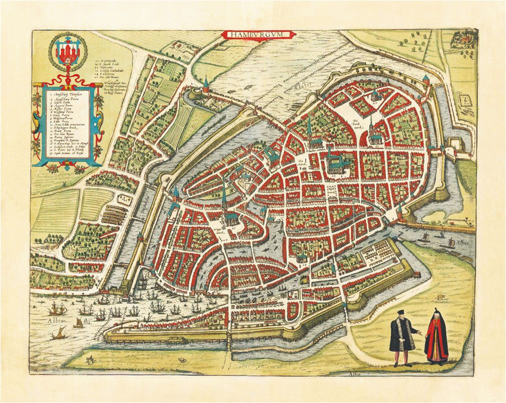 Hamburg Michigan Map Amazing Maps Of Medieval Cities Maps Map City Maps Historical Maps