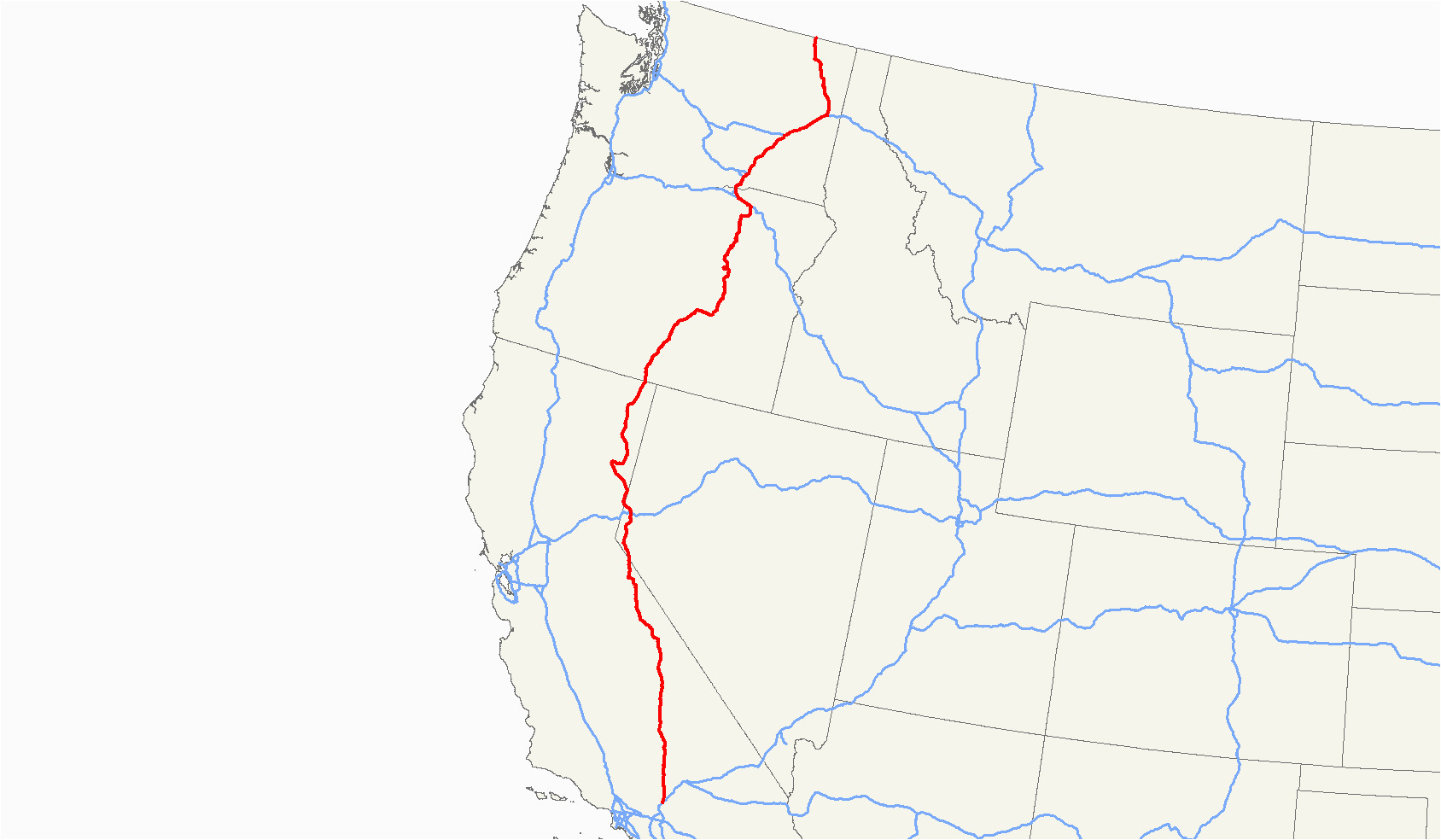 Highway 395 California Map U S Route 395 Wikipedia