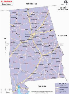 Interstate Map Of Alabama 14 Best States City Maps Images On Pinterest City Maps Highway