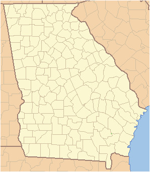 Jesup Georgia Map List Of Counties In Georgia Wikiwand