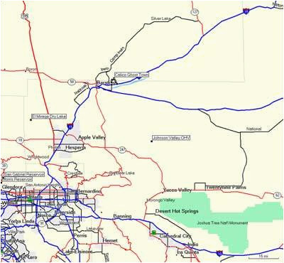 Johnson Valley California Map Johnson Valley Ohv area