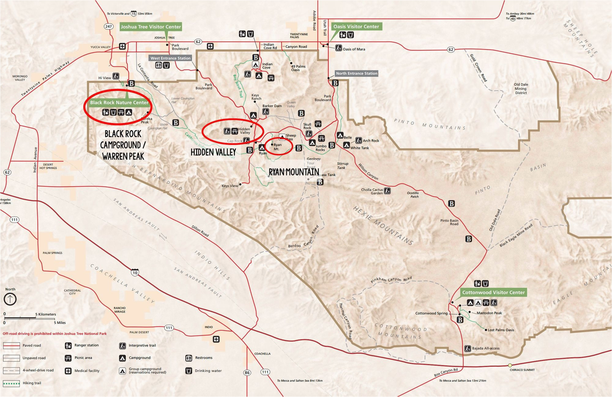Joshua Tree California Map Coachella Valley Map California Outline Best Joshua Tree Hikes for