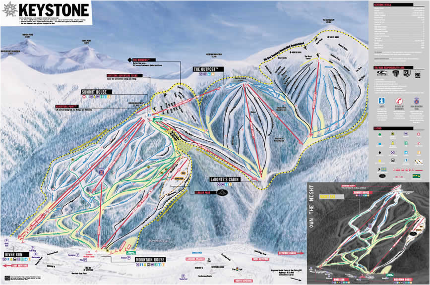 Keystone Colorado Ski Map States Map with Cities Keystone Trail Map States Map with Cities