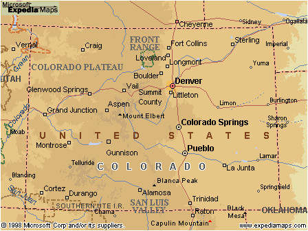 Limon Colorado Map Colorado Lakes Map Maps Directions