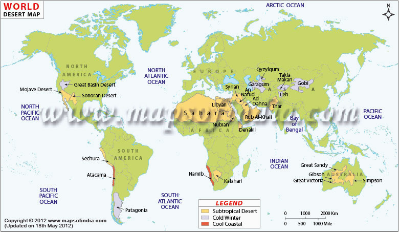 Location Of California In World Map World Deserts Map