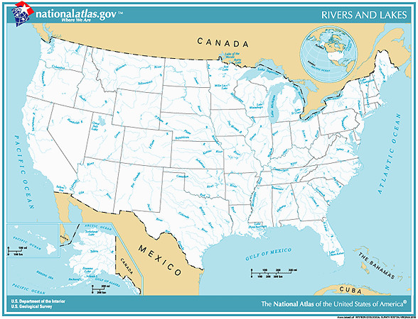 Map Of Alabama Rivers and Lakes Printable Maps Reference