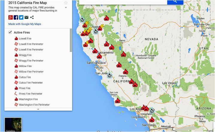 Map Of California Fires Currently Burning California Maps Page 4 Of 186 Massivegroove Com