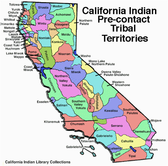 Map Of California Native American Tribes American Indians Manifest Destiny
