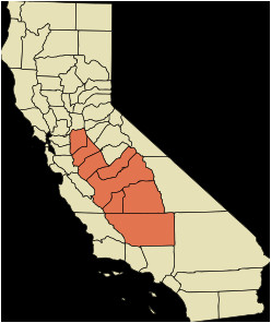 Map Of Central Valley California San Joaquin Valley Wikipedia