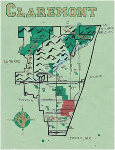 Map Of Claremont California 26 Best Claremont California Images Claremont California Vintage